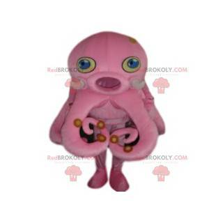 Roze octopus mascotte. Roze octopus kostuum - Redbrokoly.com
